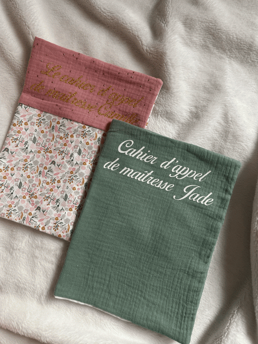 Protège cahier, carnet d'appel